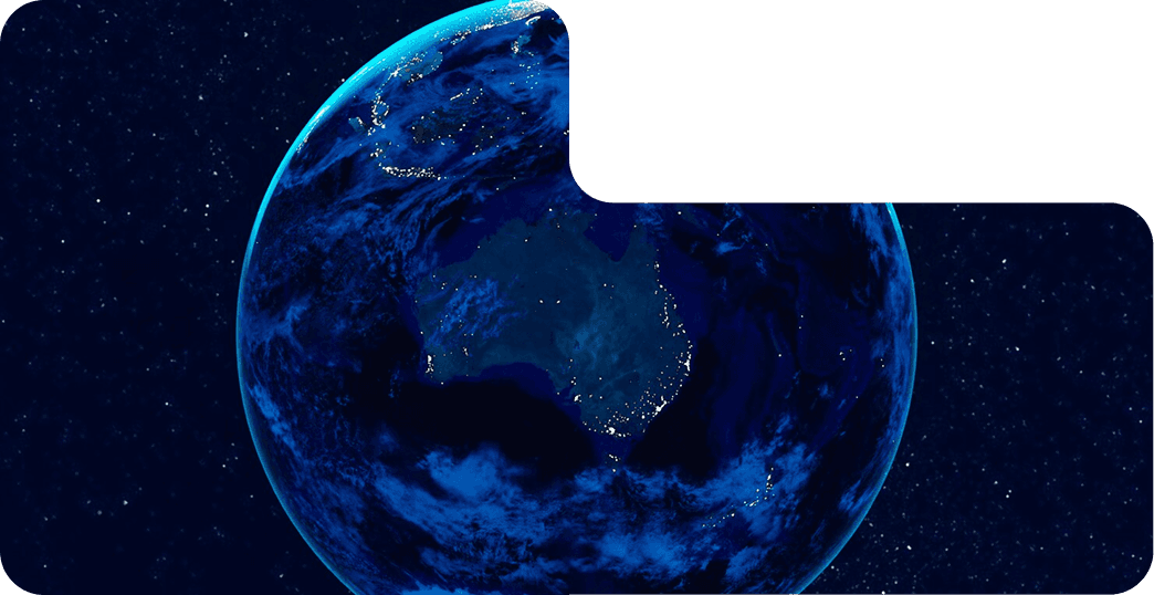 Earth from space over launch markets